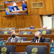 El ministro de la Corte Suprema de Justicia, Eugenio Jiménez, expuso también sobre varios aspectos del presupuesto propuesto por la máxima instancia judicial. 