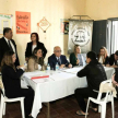 El ministro superintendente de la Circunscripción Judicial de Concepción, doctor Miguel Óscar Bajac, atendiendo inquietudes.