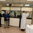 Bendición de la biblioteca con presencia de ministros de la Corte.