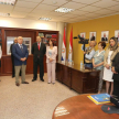 Ministro Dr. Miguel Óscar Bajac dirigiendo algunas palabras a los presentes.
