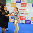 La Secretaría de Género (SEG) de la CSJ, representada por la titular Silvia López Safi, se encuentra en la expo con la finalidad de aclarar dudas sobre la prestación del servicio.