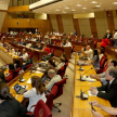 Mucha participación del público en el Salón Bicameral del Congreso Nacional.