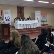 Participan del evento magistrados, actuarios y mediadores.
