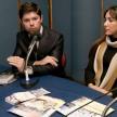 El coordinador del Programa Educando en Justicia informó a la audiencia sobre los módulos del programa.