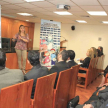 La doctora Edith Coronel del fuero de la Niñez y la Adolescencia impartió una charla sobre la materia