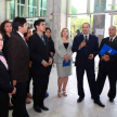 Los alumnos fueron recibidos por encargados de la campaña educativa, quienes explicaron los recorridos a realizarse.