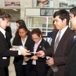 Materiales de la campaña educativa se entregaron a los visitantes.