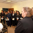 El abogado Edgar Escobar, encargado de la Oficina de Quejas y Denuncias, brindó una breve explicación de las actividades que se desarrollan en dicha oficina.