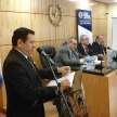 El presidente de la Circunscripción Judicial del Caaguazú, Jorge Feliciano Soto Estigarribia, brindó unas palabras al inicio del acto.