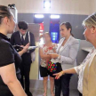Durante la inspección, las magistradas conversaron con la directora del penal, Judyd Franco, y con varias internas.