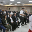 La celebración eucaristica se realizó en el salón auditorio Dra. Serafina Dávalos.