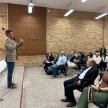 Durante su exposición, el Ministro Ríos Ojeda, integrante de la Sala Constitucional de la CSJ, abordó aspectos relacionados con los criterios de interpretación constitucional y las tendencias jurisprudenciales.