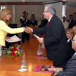 Durante el acto también se entregaron reconocimientos a los funcionarios que cumplieron 20, 25 y 30 años de labor judicial.