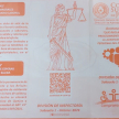 El afiche instructivo sobre la nueva acordada Nº 1679.