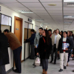 Los alumnos visitaron las diferentes secretarías de la Corte Suprema de Justicia.