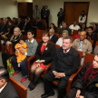 La actividad se desarrolló en la sala de conferencias de la sede judicial capitalina.