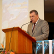El doctor Delio Vera Navarro, autor de la obra presentada.