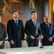 Presidido por el presidente de la República, Santiago Peña Palacios, acompañado del vicepresidente, Hércules Pedro Alliana, y de los representantes de la Cámara de Senadores y de Diputados, Basilio Núñez y Raúl Latorre, respectivamente.