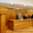 La doctora Carolina Llanes, extendió sus felicitaciones y deseos de éxitos a quienes tendrán la importante labor de impartir justicia.