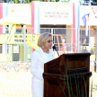 La doctora Alicia Pucheta hablando durante la habilitación del local judicial.