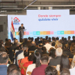 Durante el acto, el mandatario expresó su agradecimiento a las instituciones que forman parte del programa.