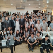 La actividad educativa e informativa se inició con la exhibición de materiales sobre el Poder Judicial.