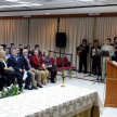 Durante su homilía el reverendo instó a seguir orando por la intercesión de la Virgen.