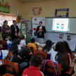 El juez de la Niñez doctor Elvio Insfrán explicó sobre los derechos que los niños.