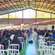 La presentación e introducción de la charla estuvo a cargo del coordinador del Departamento de Educación en Justicia, magíster Aldo Ávalos Rojas, quien realizó una explicación sobre los tres poderes del Estado.