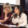 La abogada Silvia López Safi actuó como moderadora