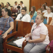 La charla tuvo participación activa de los funcionarios de los Juzgados de la Niñez y Adolescencia.