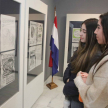 La exposición consta de una selección de materiales y periódicos escolares, universitarios, de centros de estudiantes, que los policías iban secuestrando.
