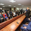 Previo al juramento de rigor, el doctor Benítez Riera se dirigió a los presentes.