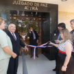 La inauguración contó también con la presencia de autoridades de la Circunscripción Judicial de Cordillera