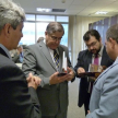 Durante la entrega de materiales informativos.
