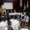El licenciado Jorge Samaniego, director del colegio, agradeció al Poder Judicial la posibilidad de trabajar en conjunto por la juventud.