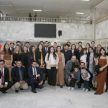 Estudiantes del quinto año de la carrera de Derecho de la Universidad Nacional del Este (UNE).