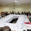 De la reunión participaron miembros de sindicatos judiciales, camaristas y jueces.