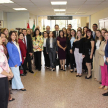 Las autoridades e invitados se trasladaron hasta el primer piso del bloque B, donde se realizó la habilitación oficial y el corte de cinta de la nueva oficina. Posteriormente, se llevó a cabo un recorrido por las instalaciones.