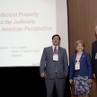 La ministra de la Corte Gladys Bareiro de Módica durante un seminario dictado en Panamá.