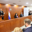 El acto estuvo a cargo de la secretaria general de la Corte Suprema de Justicia, abogada Ximena Martínez.