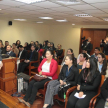 Durante el encuentro, los estudiantes, también dialogaron con el juez del fuero Civil y Comercial, doctor Walter Mendoza.