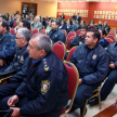 Oficiales de la Policía Nacional asignados a resguardar la seguridad del Palacio también participaron de la misa en honor a María Auxiliadora.