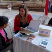 La abogada Johana Larán, Defensora pública de Cordillera, atendió varias consultas durante la jornada.