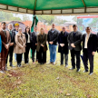 El presidente de la Corte Suprema de Justicia, doctor César Diesel, también verificó el avance de la construcción del futuro edificio que albergará al Juzgado de Paz y al Juzgado de Primera Instancia en la ciudad de Naranjal.