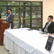 El acto tuvo lugar en el Aula Magna de la Facultad de Derecho de la Universidad Nacional de Asunción.