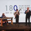 La pianista Blanca Gatti, Hilaria Ferrari (fagot) y Gabriel Graziani (oboe)