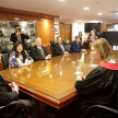 El acto tuvo lugar en la Sala del Pleno del Palacio de Justicia de Asunción.