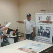Jovino González, juez de Paz de Loreto, tomó juramento a dos nuevos facilitadores.