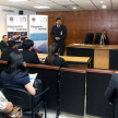 El coordinador de la Oficina de Quejas y Denuncias, Edgar Escobar, expuso sobre la función de dicha dependencia judicial.